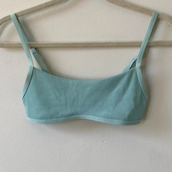 L*SPACE Gemma Ribbed Bikini in Light Turquoise - Small - Picture 7 of 16